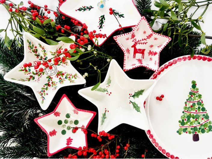 Keramik bemalen Neuss Potteria - Weihnachtsfeier